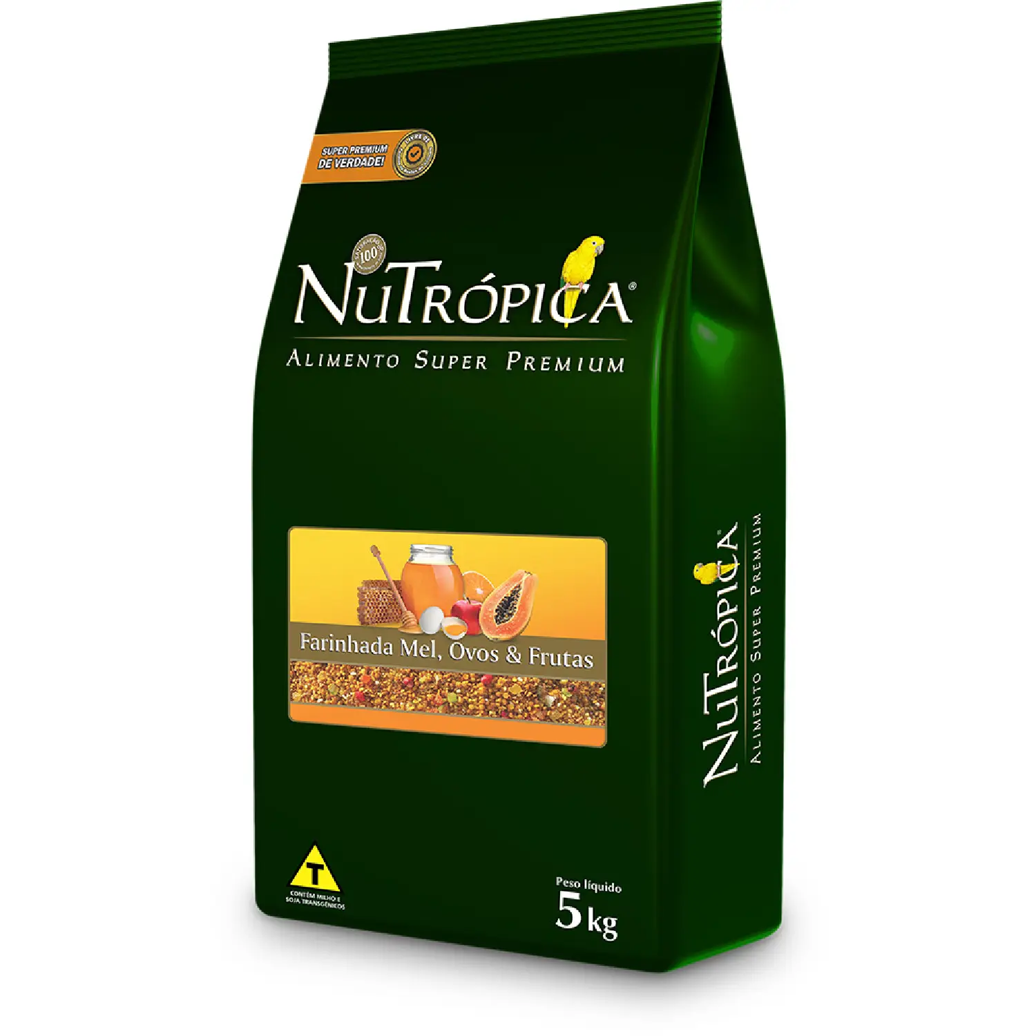 Ração Nutrópica Farinhada Mel, Ovos e Frutas
